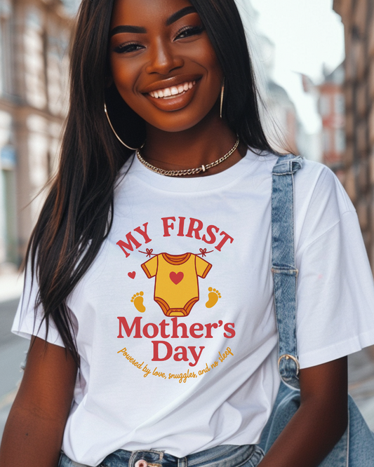 My First Mother's Day - T-Shirt - White or Black